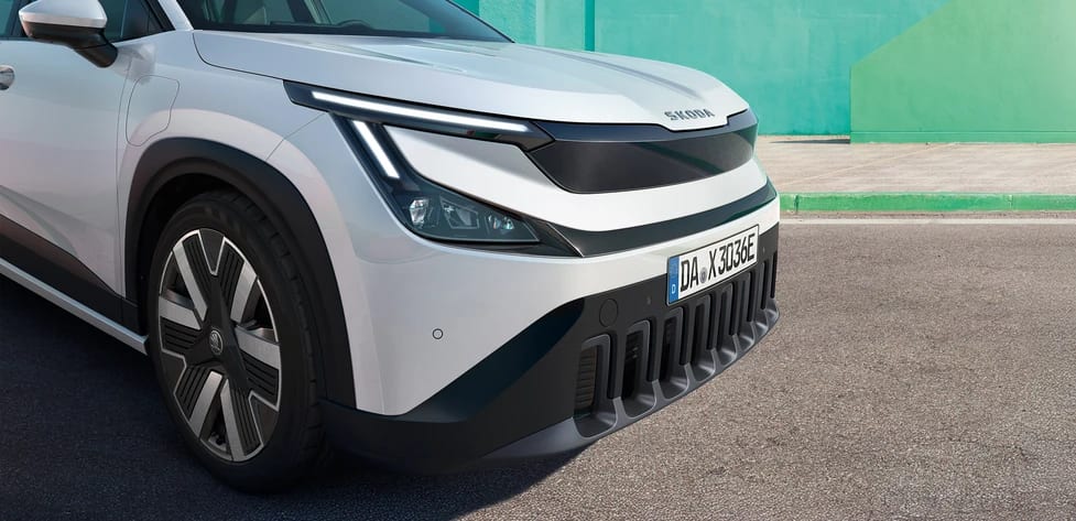 Detail der Front mit LED-Lichtsignatur